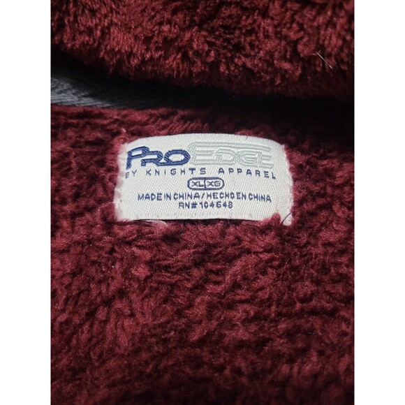 Pro Edge Minnesota Golden Gophers Sherpa Fleece Pullover Sweater Maroon Size XL - Picture 4 of 8